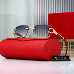 Stylish frameless sunglasses