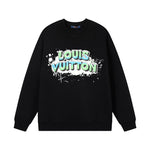 Graffiti Colorful Letter Print Sweatshirt