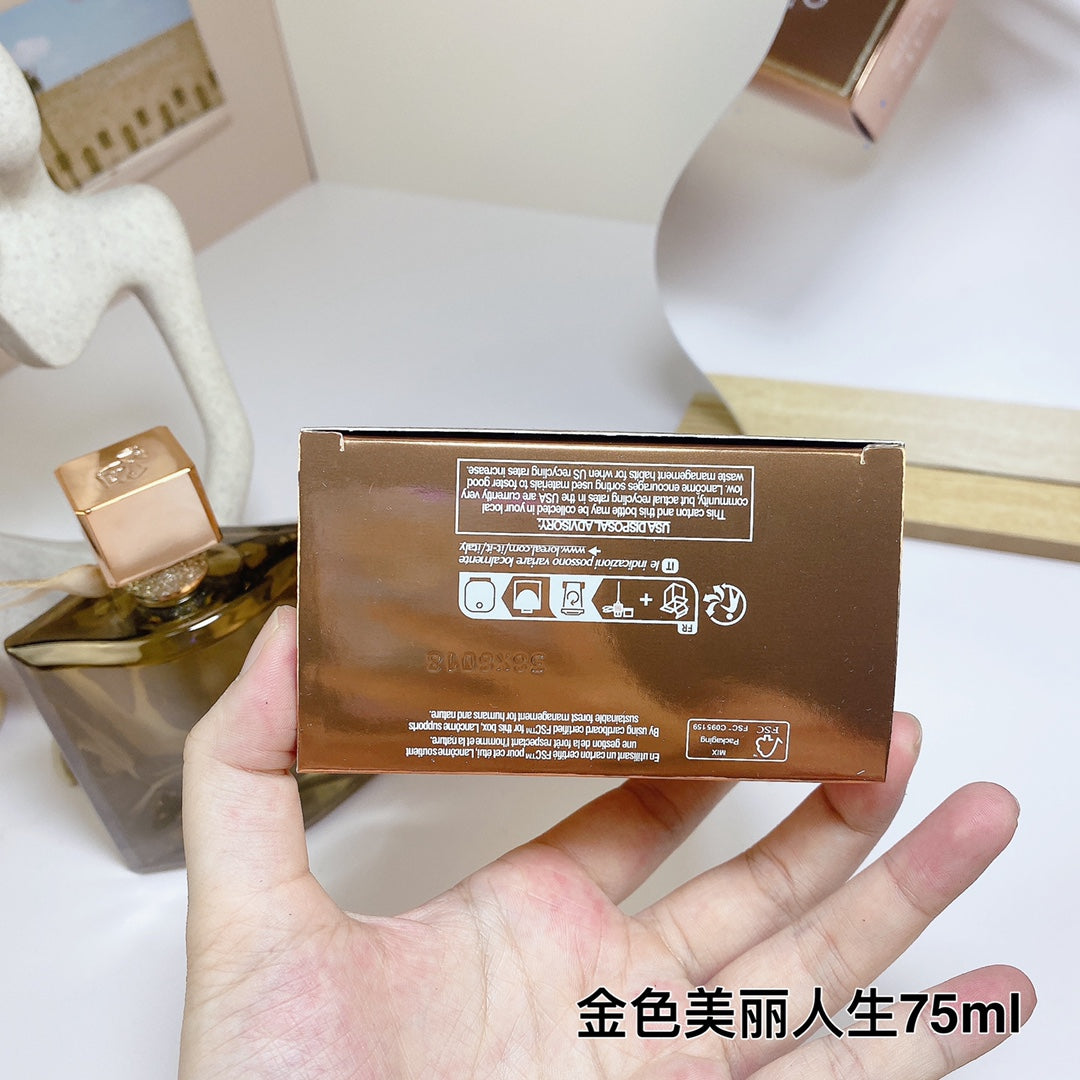 Limited edition golden fragrance version of beautiful life for women 75ml