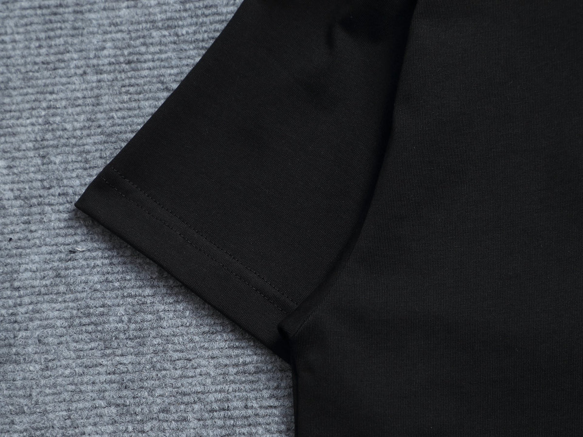 Alphabet Graffiti Splash Ink T shirt-2005