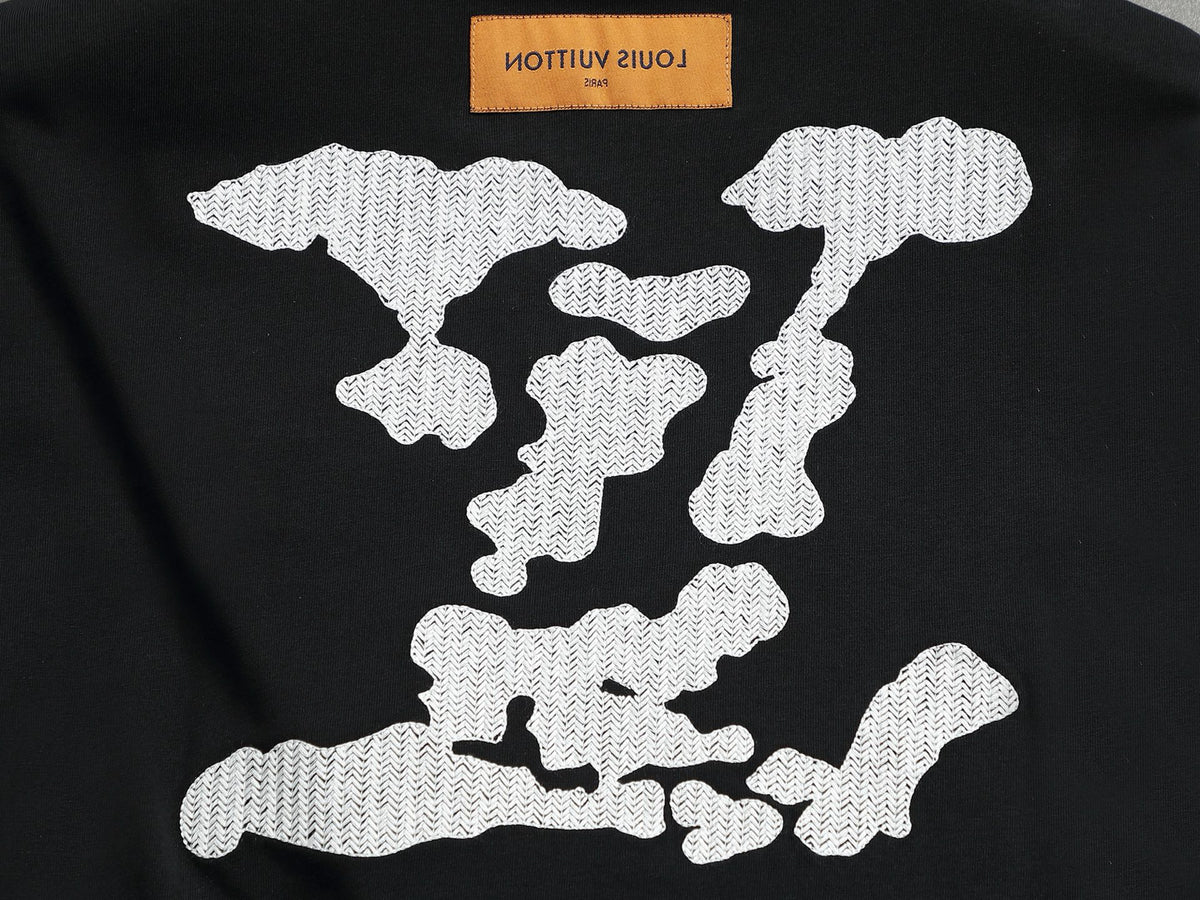 Alphabet Graffiti Splash Ink T shirt-2011