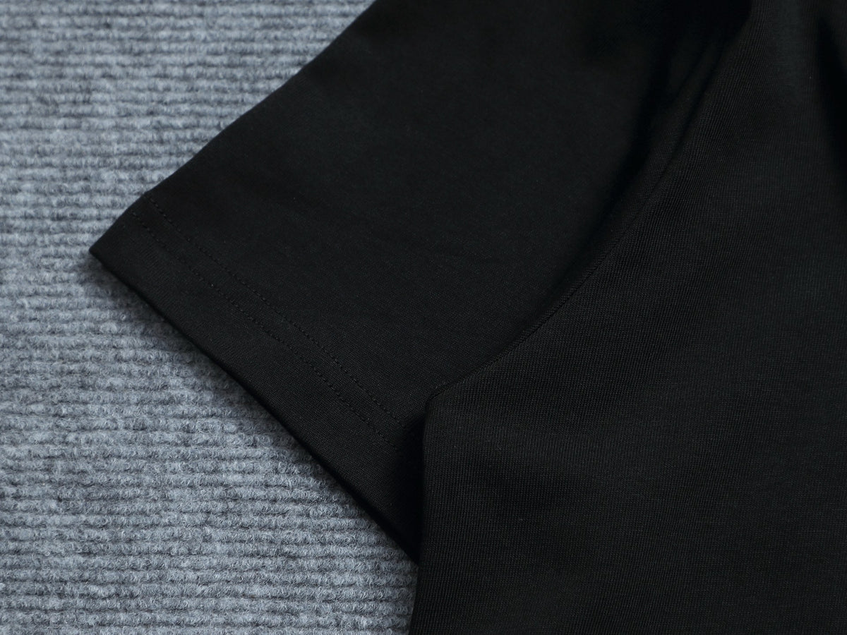 Alphabet Graffiti Splash Ink T shirt-2011