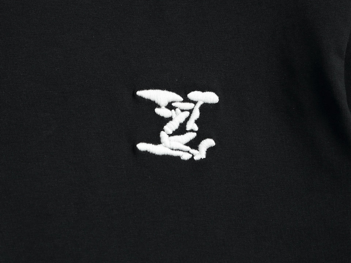 Alphabet Graffiti Splash Ink T shirt-2011