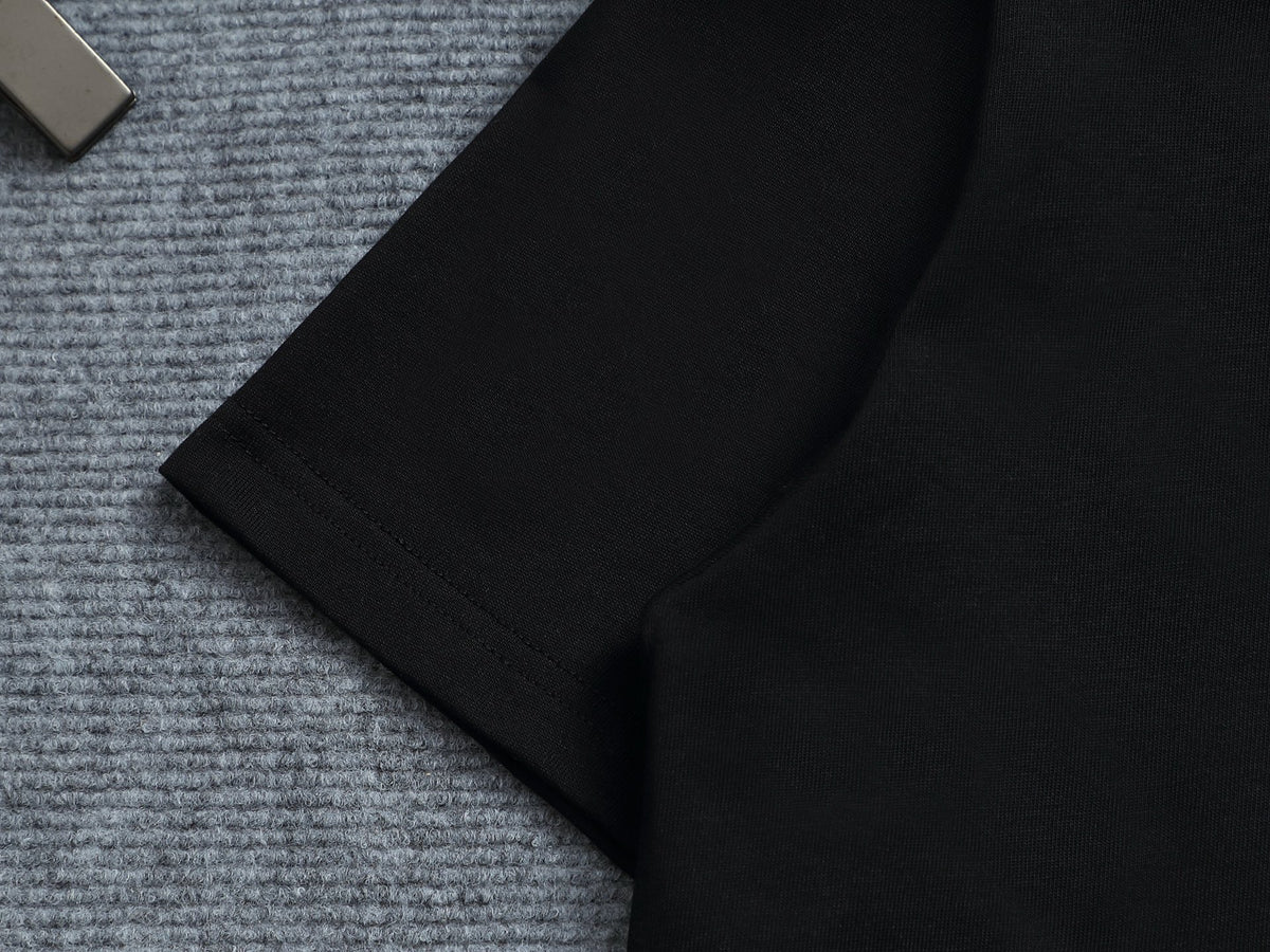 Alphabet Graffiti Splash Ink T shirt-2030