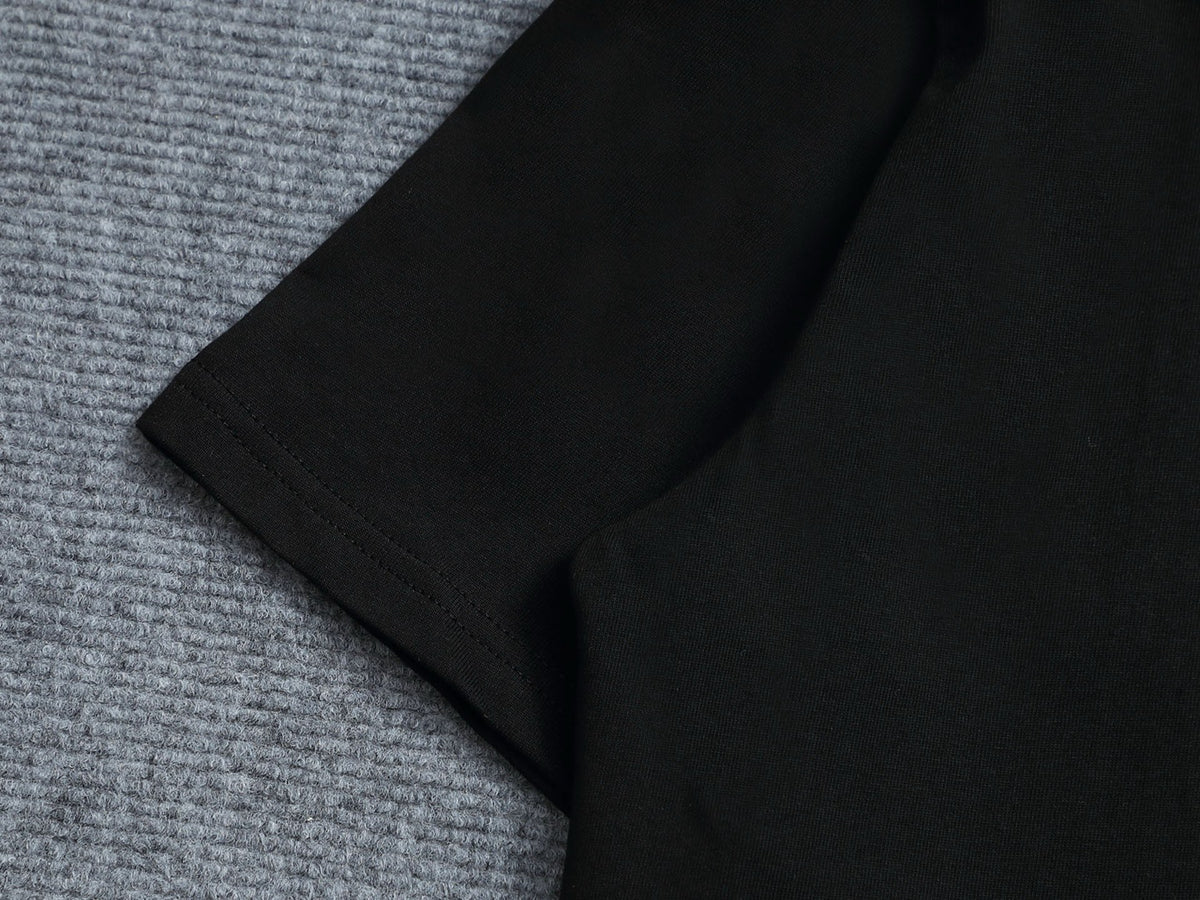 Alphabet Graffiti Splash Ink T shirt-2033