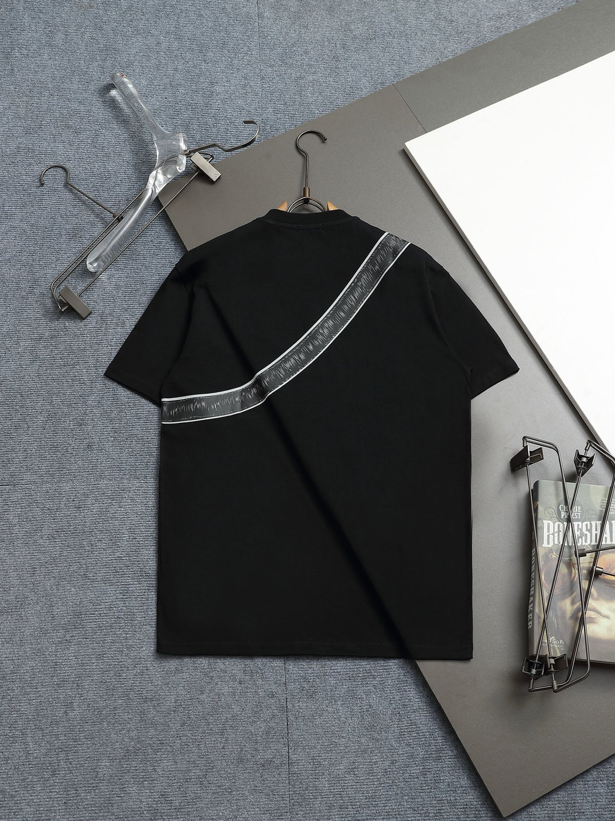 Alphabet Graffiti Splash Ink T shirt-2034