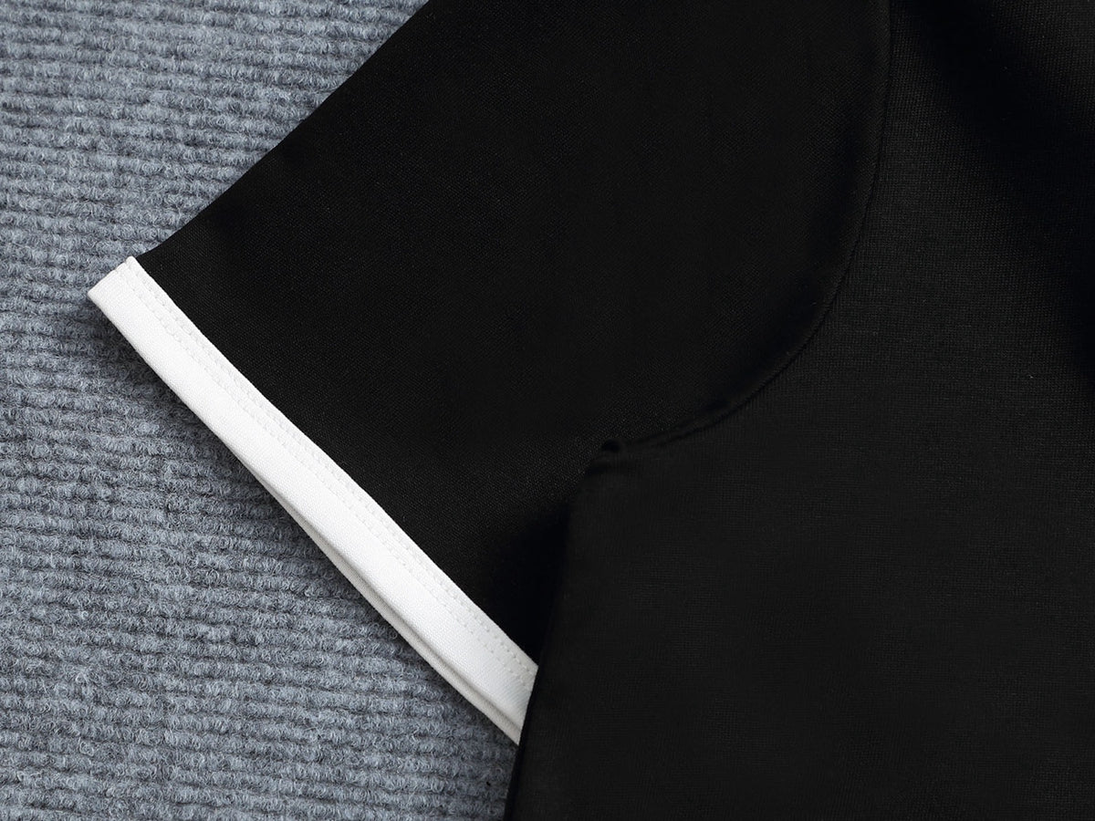 Alphabet Graffiti Splash Ink T shirt-2035