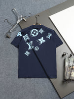 Alphabet Graffiti Splash Ink T shirt-2039