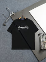 Alphabet Graffiti Splash Ink T shirt-2041