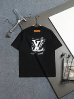 Alphabet Graffiti Splash Ink T shirt-2041