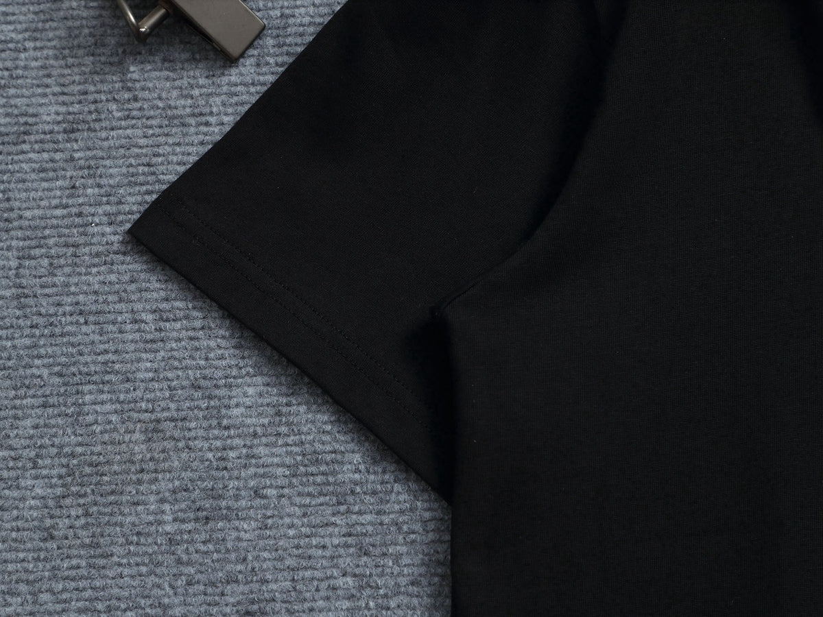 Alphabet Graffiti Splash Ink T shirt-2047