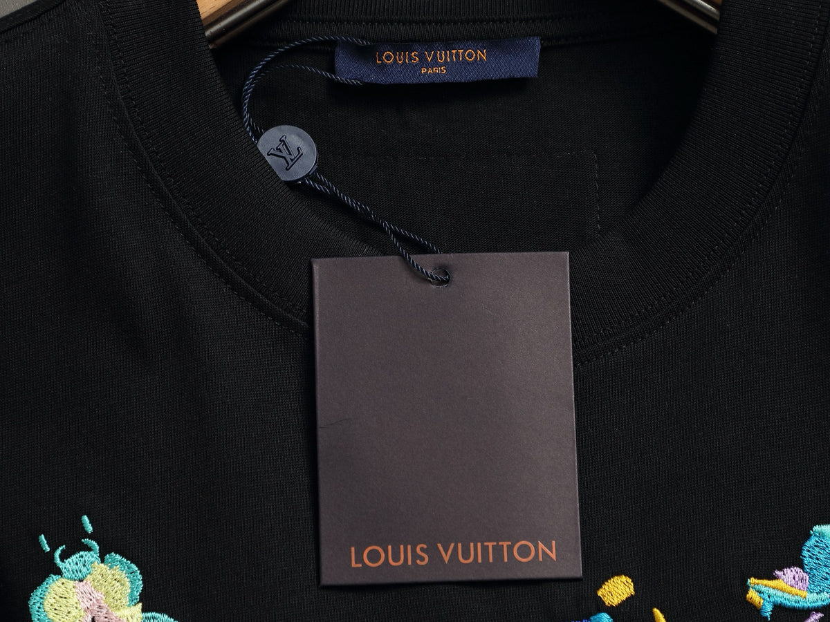 Alphabet Graffiti Splash Ink T shirt-2047