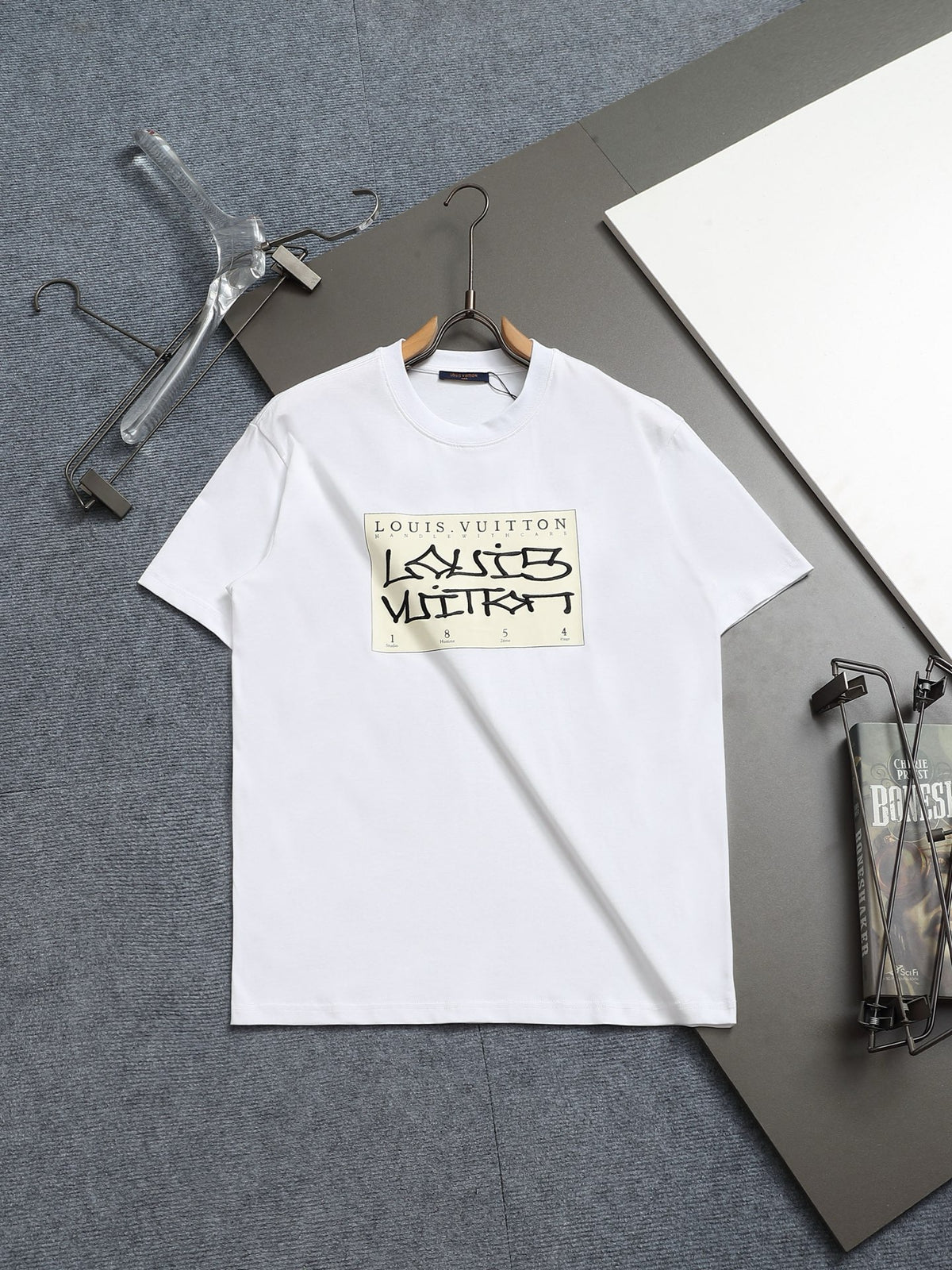 Alphabet Graffiti Splash Ink T shirt-2046