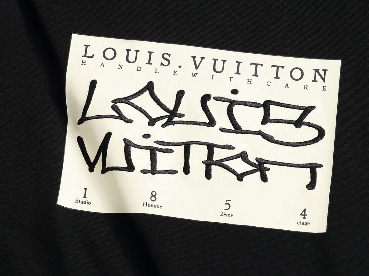 Alphabet Graffiti Splash Ink T shirt-2046