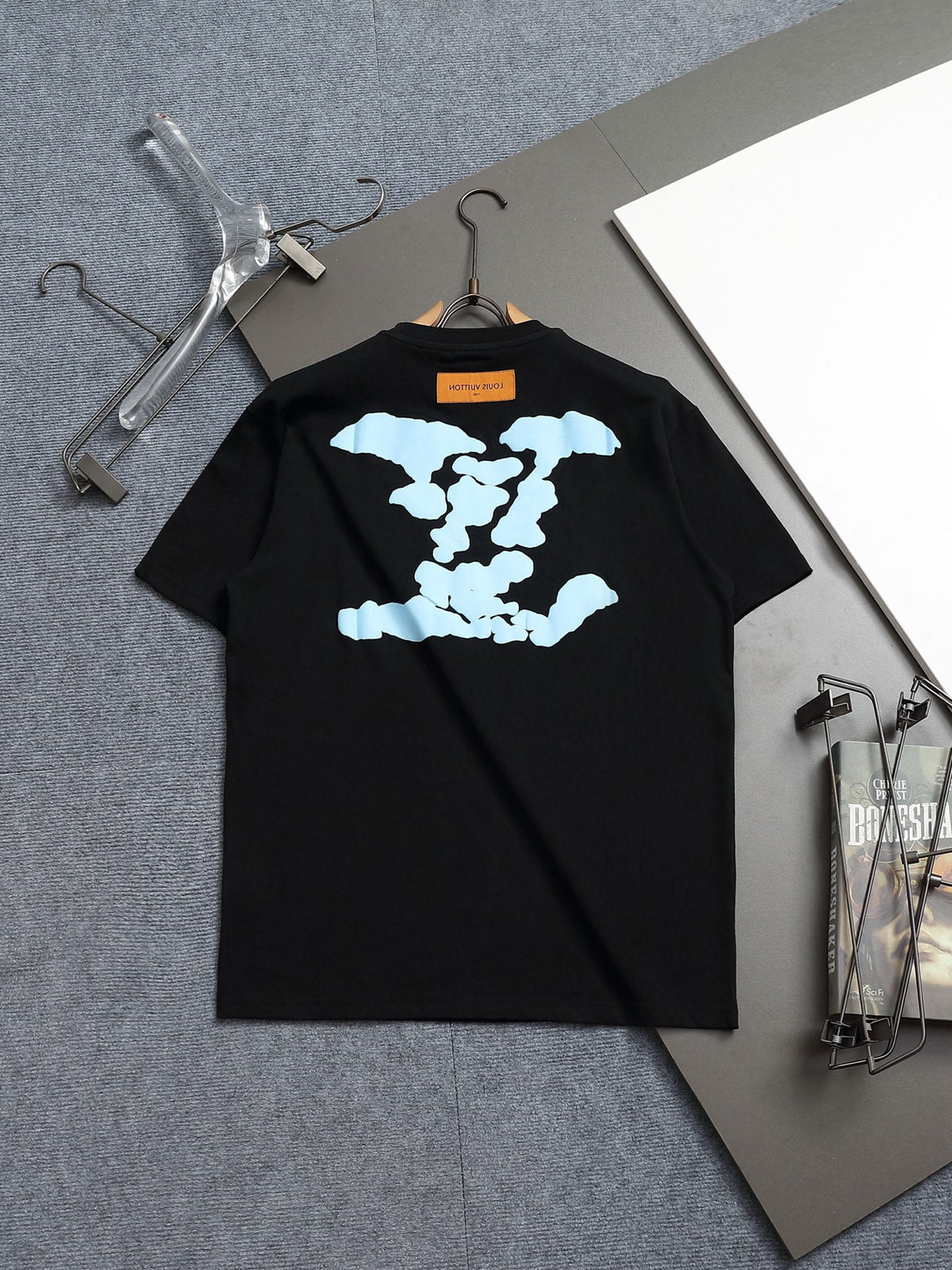 Alphabet Graffiti Splash Ink T shirt-2049