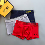 Men's Premium Cotton Boxer Briefs (3-Pack)-2
