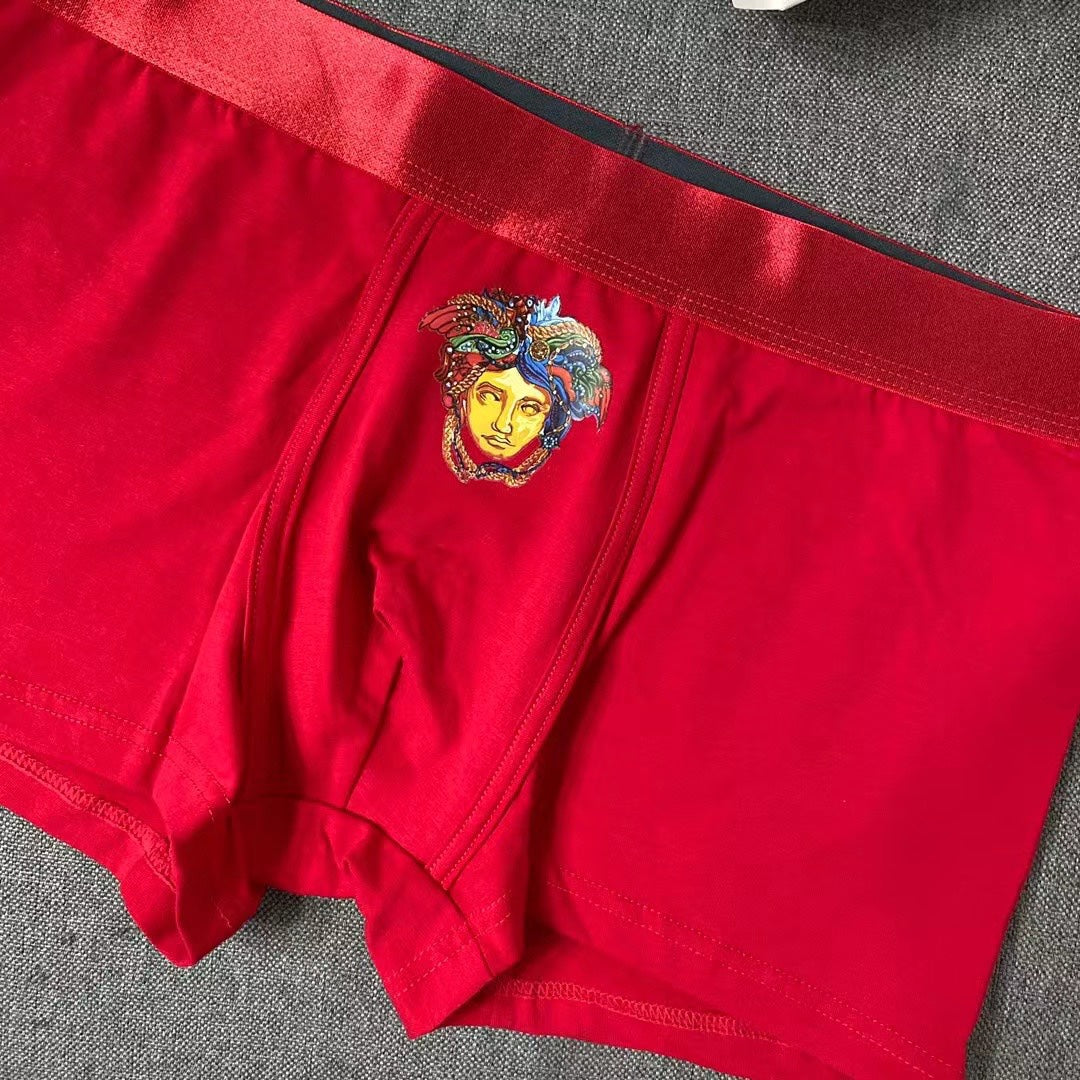 Men's Premium Cotton Boxer Briefs (3-Pack)-10