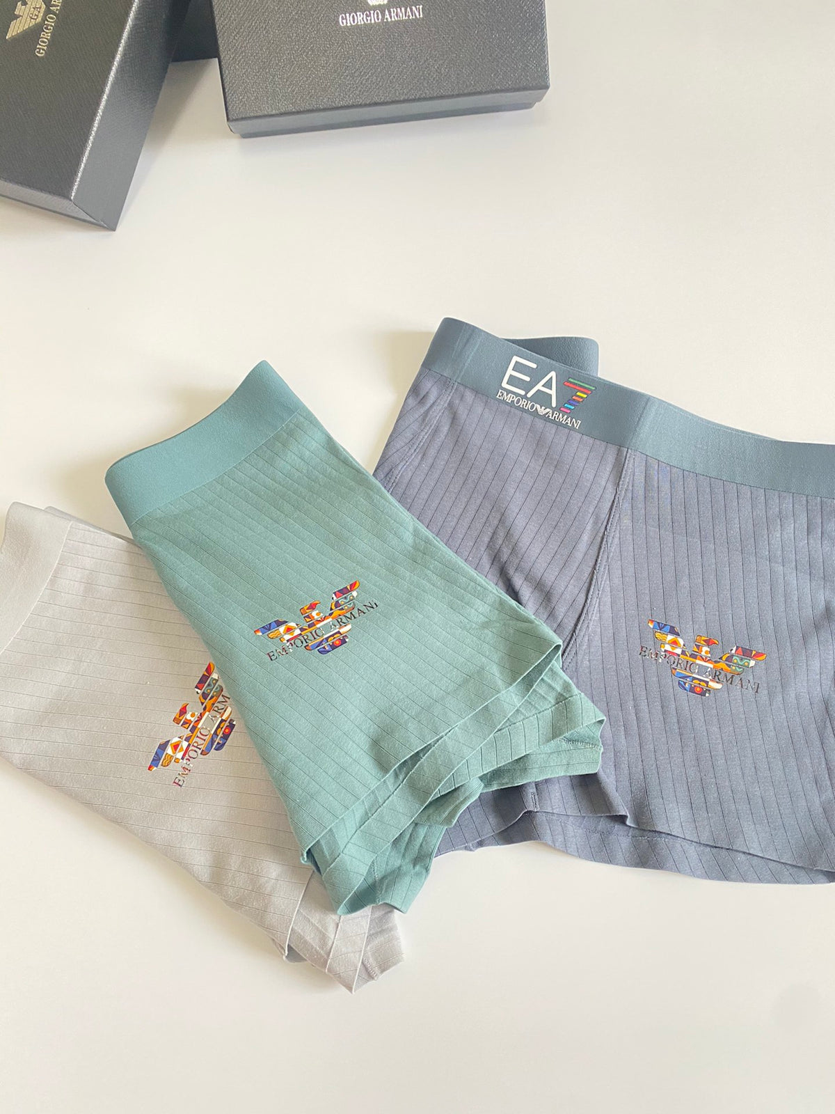 Men's Premium Cotton Boxer Briefs (3-Pack)-12