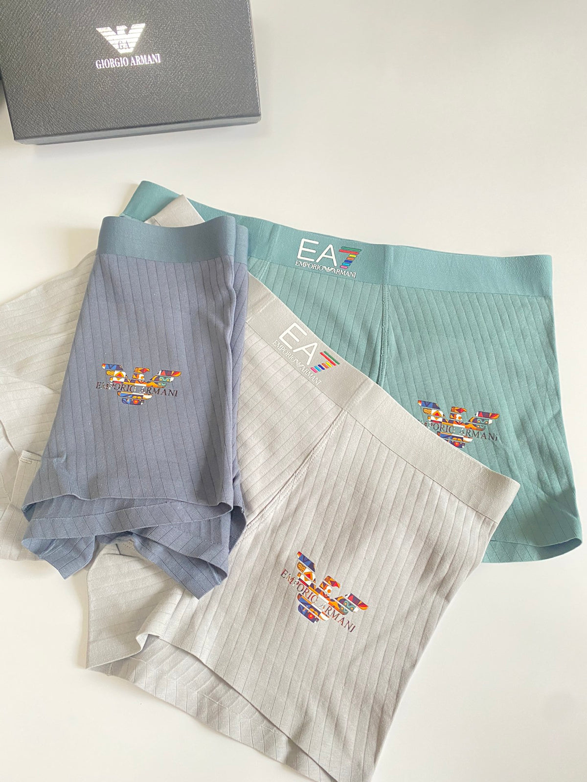 Men's Premium Cotton Boxer Briefs (3-Pack)-12