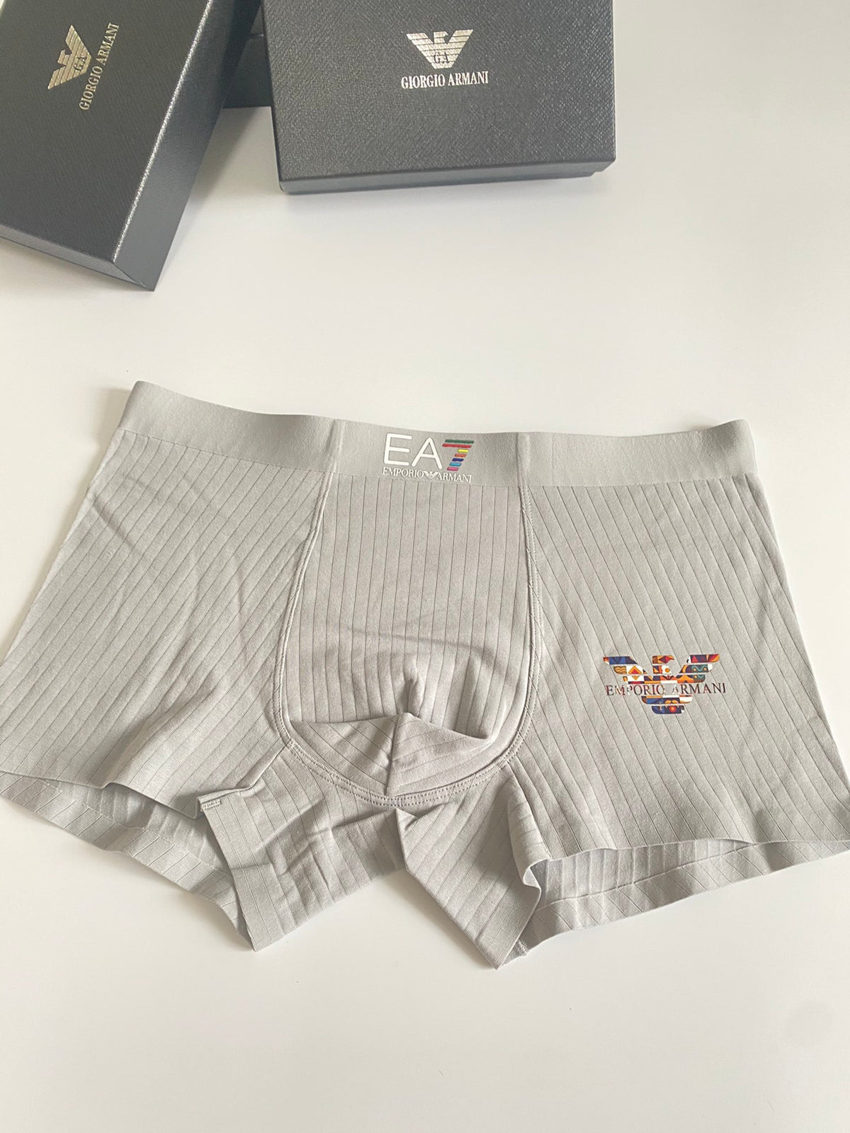 Men's Premium Cotton Boxer Briefs (3-Pack)-12