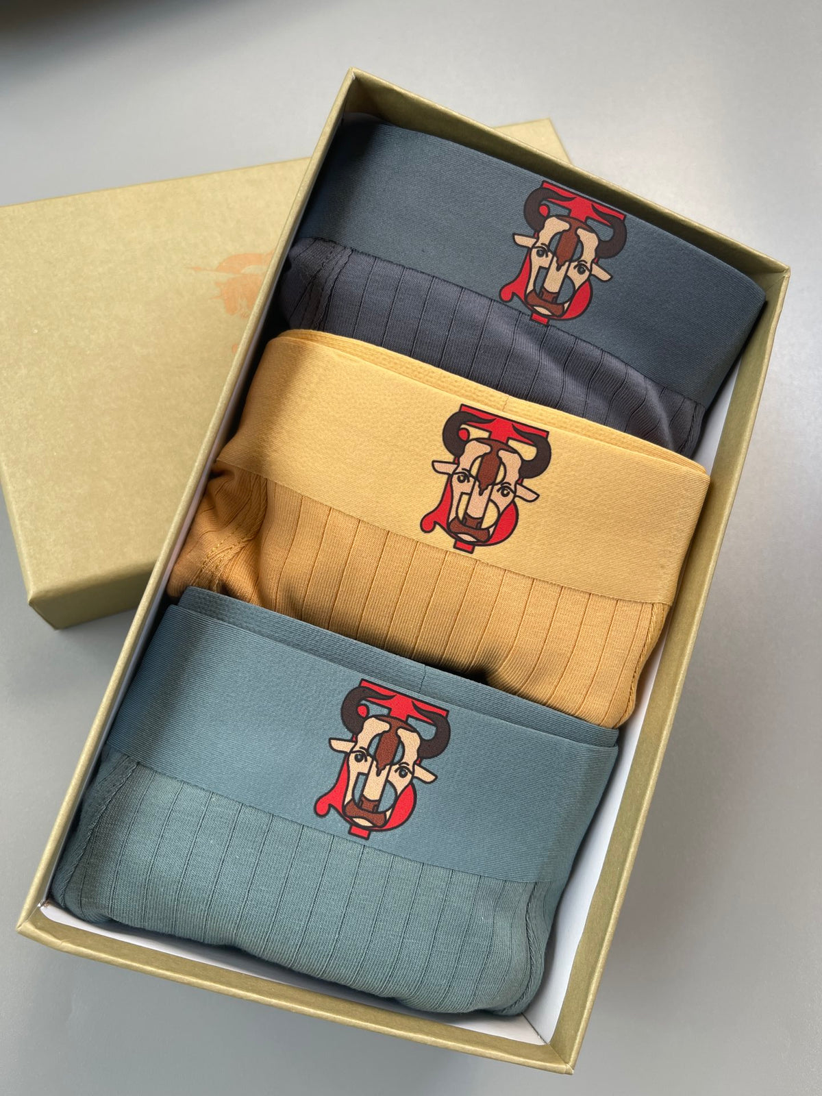 Men's Premium Cotton Boxer Briefs (3-Pack)-15