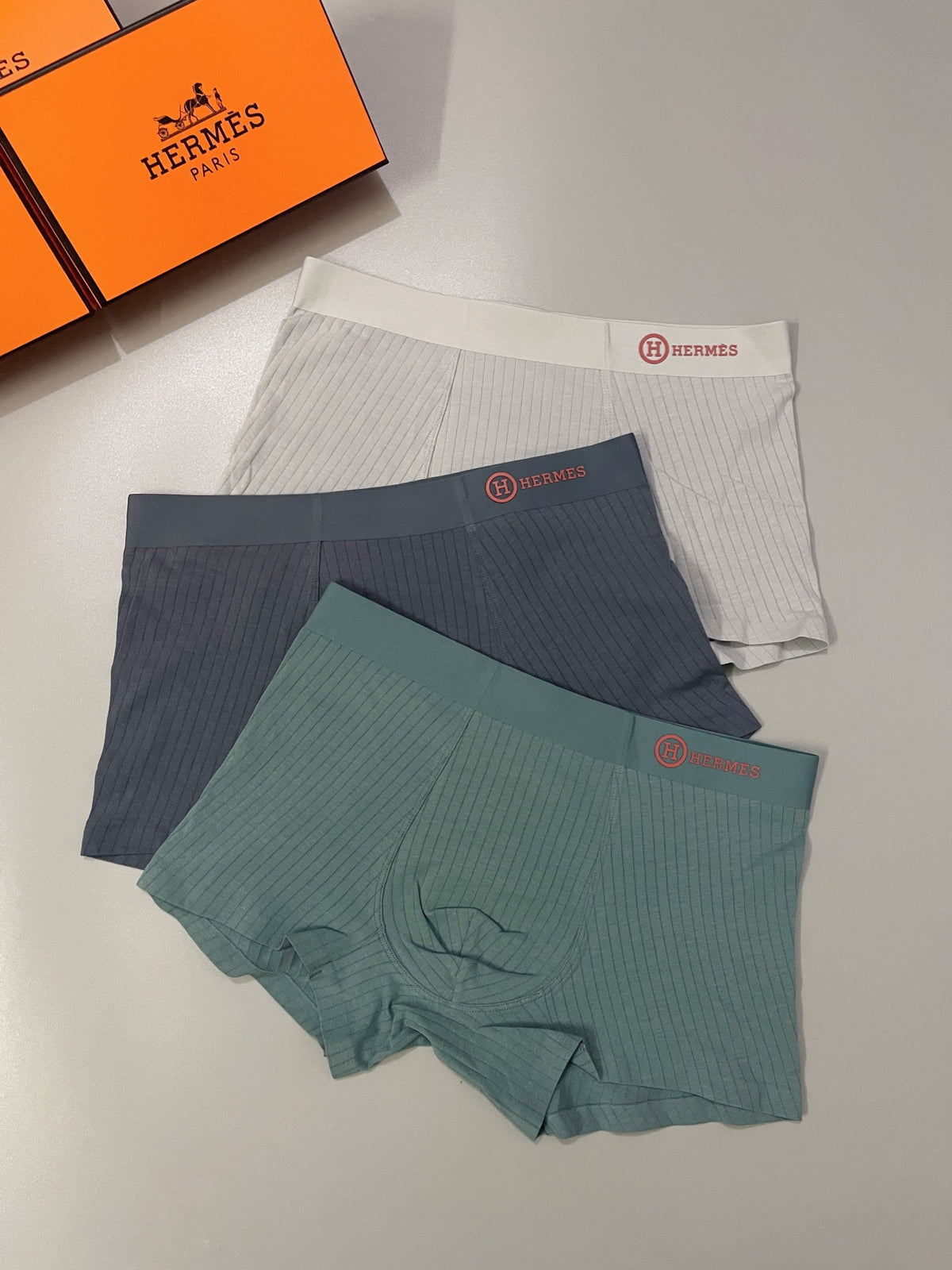 Men's Premium Cotton Boxer Briefs (3-Pack)-17