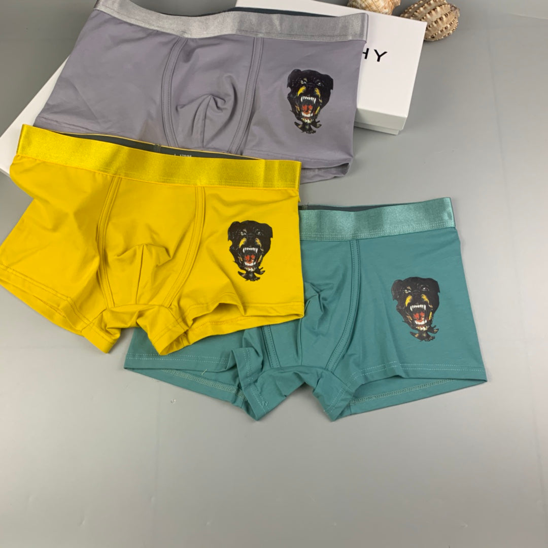 Men's Premium Cotton Boxer Briefs (3-Pack)-18