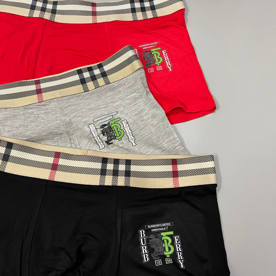 Men's Premium Cotton Boxer Briefs (3-Pack)-22