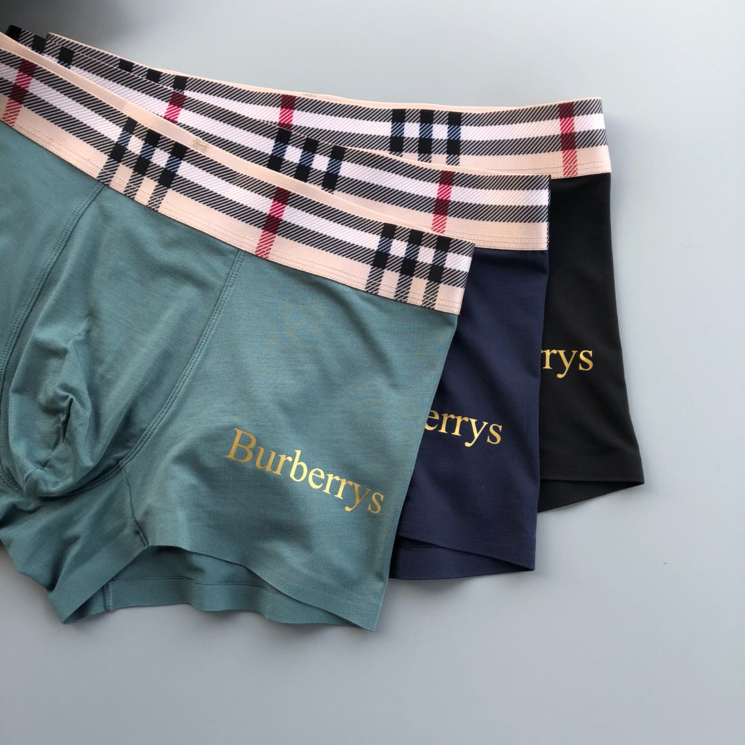 Men's Premium Cotton Boxer Briefs (3-Pack)-36