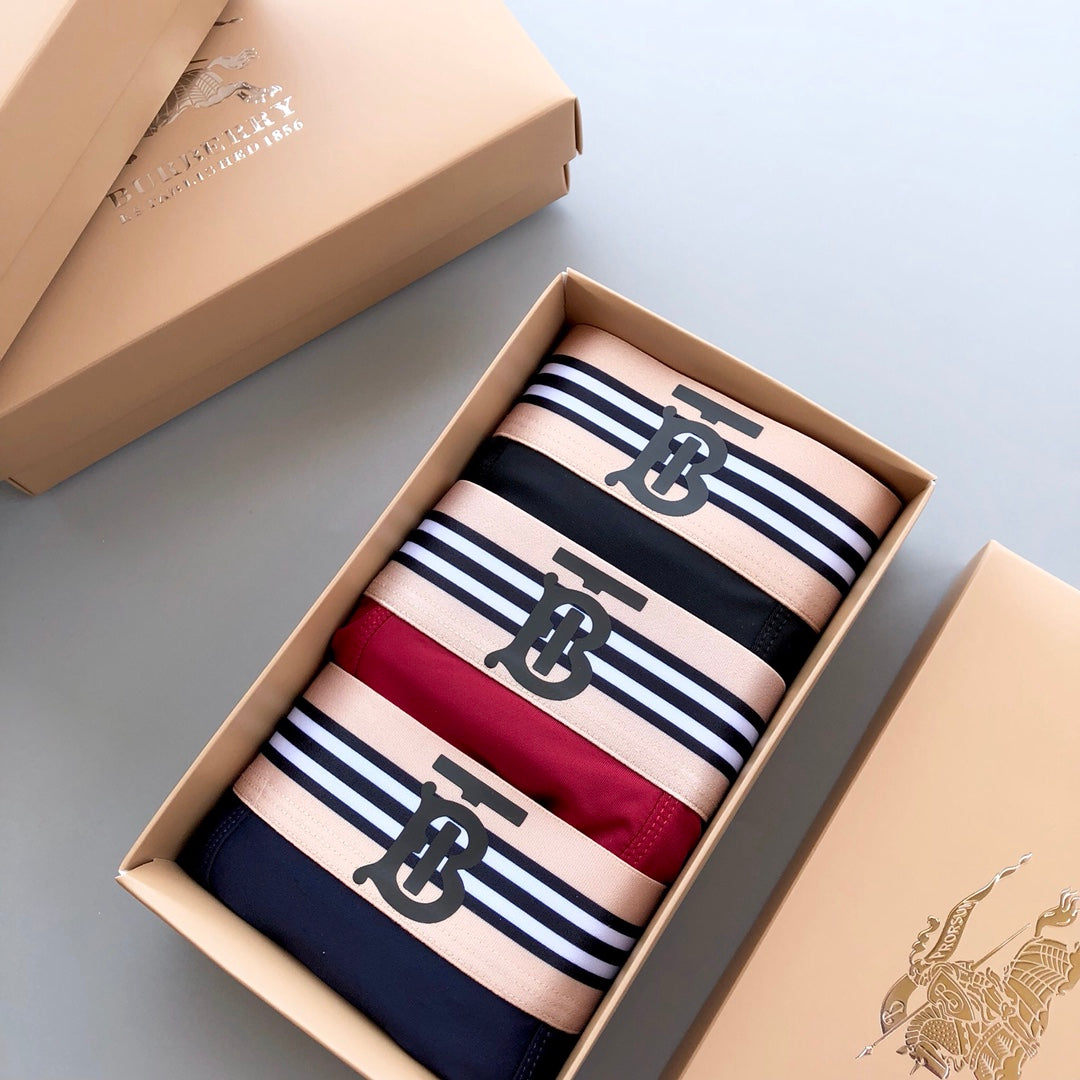 Men's Premium Cotton Boxer Briefs (3-Pack)-37