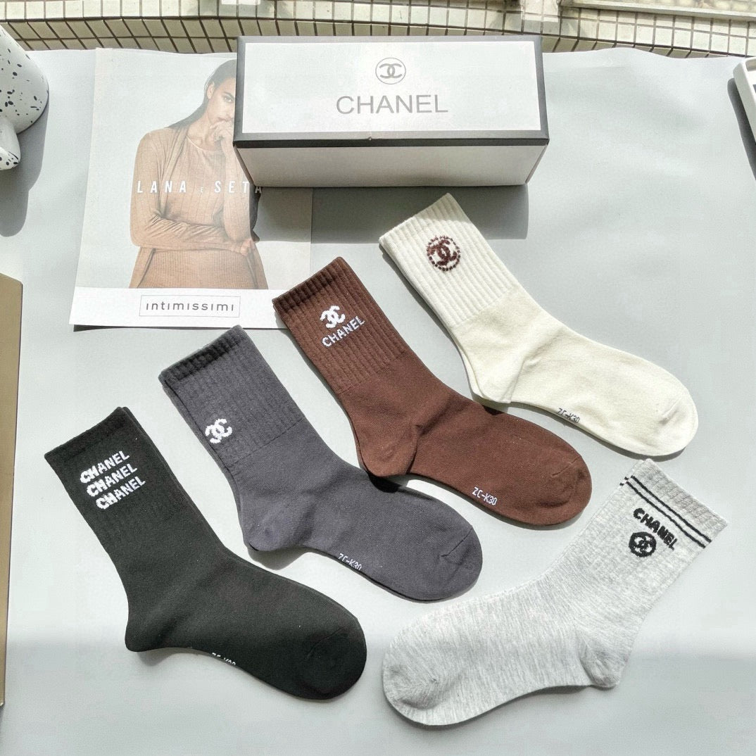 5-Pair Comfort Socks Set (1 BOX)-1