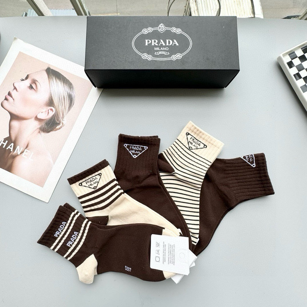 5-Pair Comfort Socks Set (1 BOX)-5