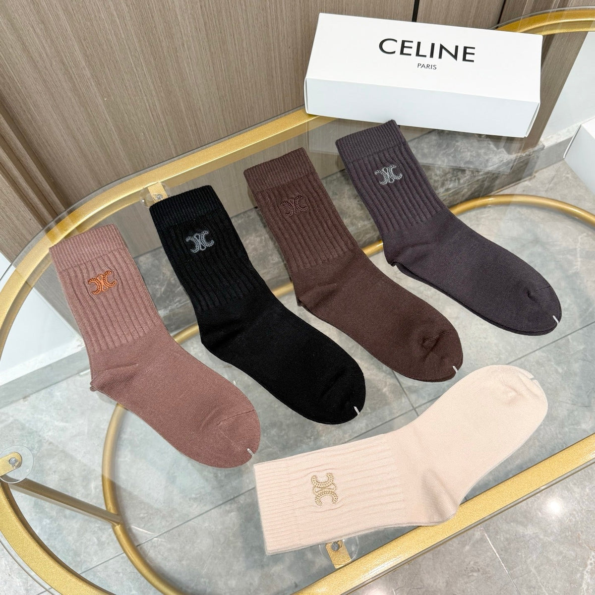 5-Pair Comfort Socks Set (1 BOX)-40