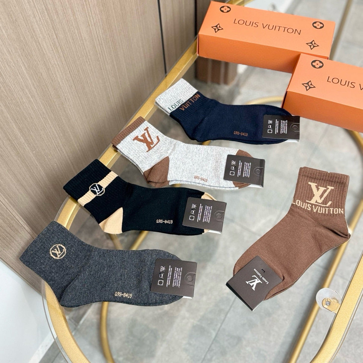 5-Pair Comfort Socks Set (1 BOX)-44