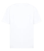 Rectangular Brand Print Crewneck T-Shirt