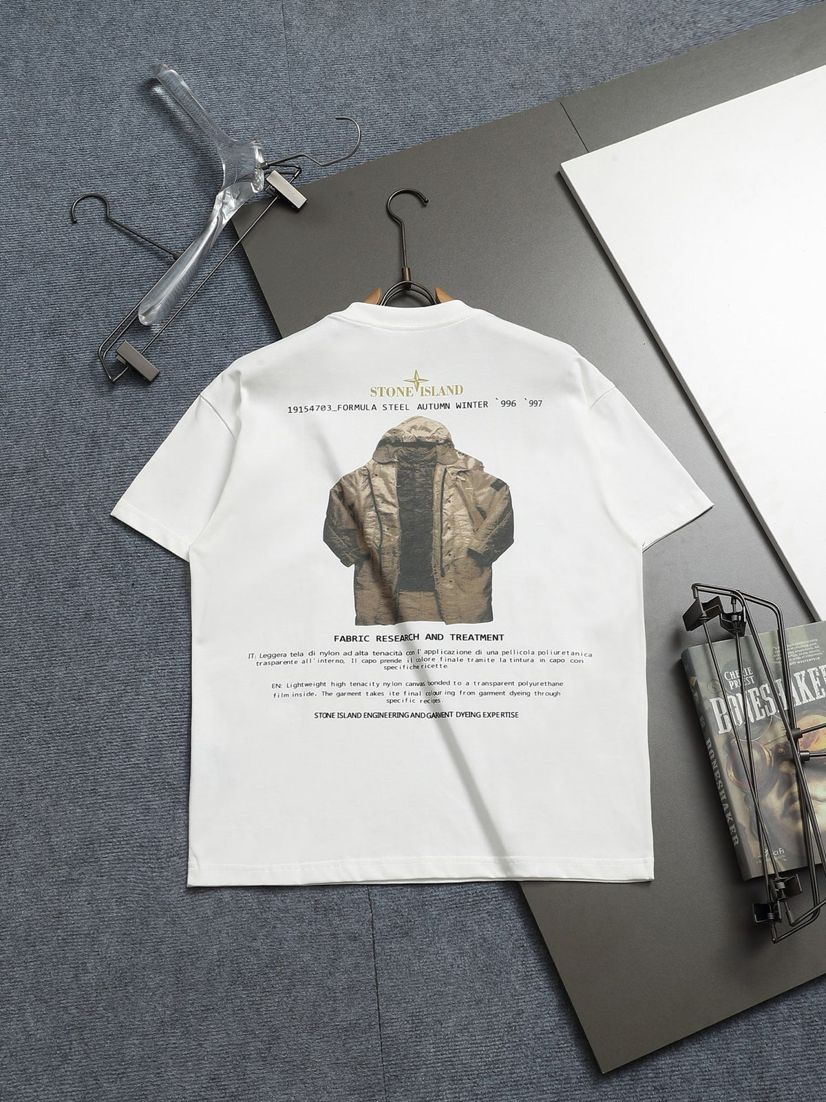 Alphabet Graffiti Splash Ink T shirt-2001