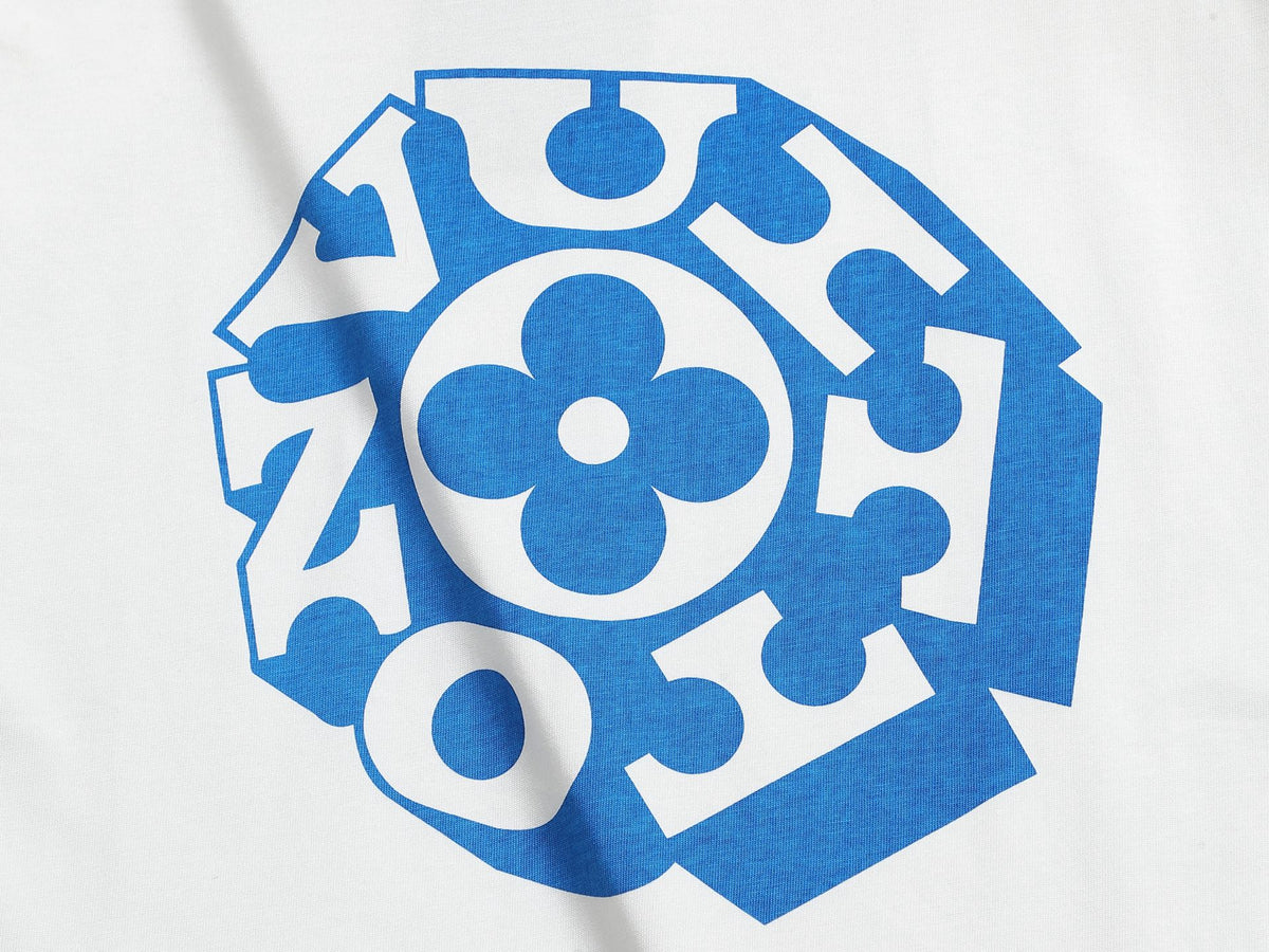 Alphabet Graffiti Splash Ink T shirt-2002