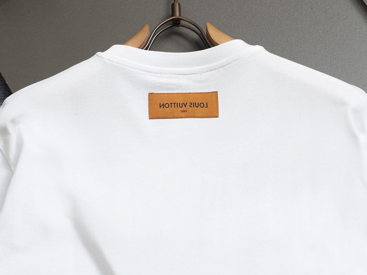 Alphabet Graffiti Splash Ink T shirt-2028