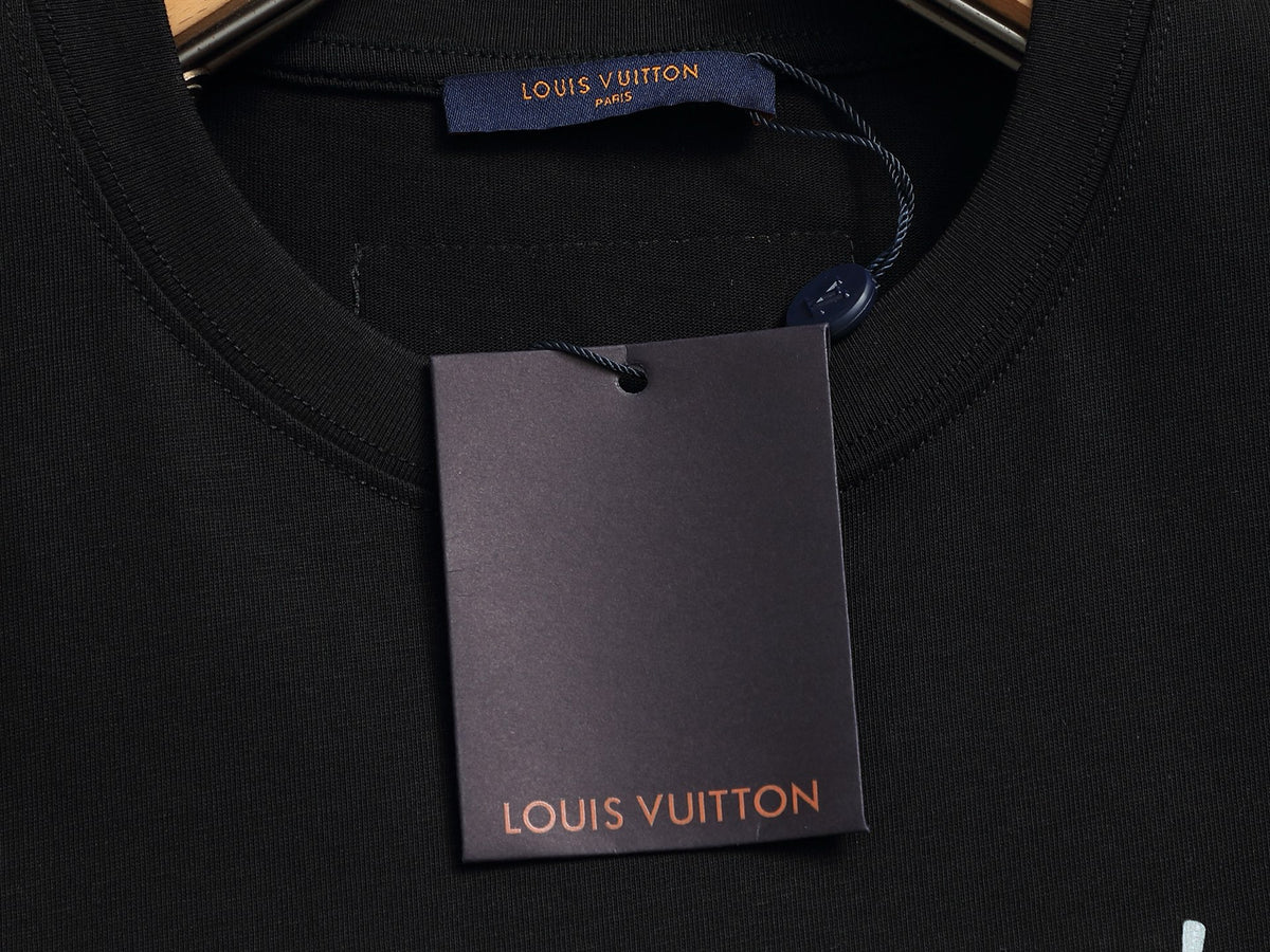 Alphabet Graffiti Splash Ink T shirt-2028