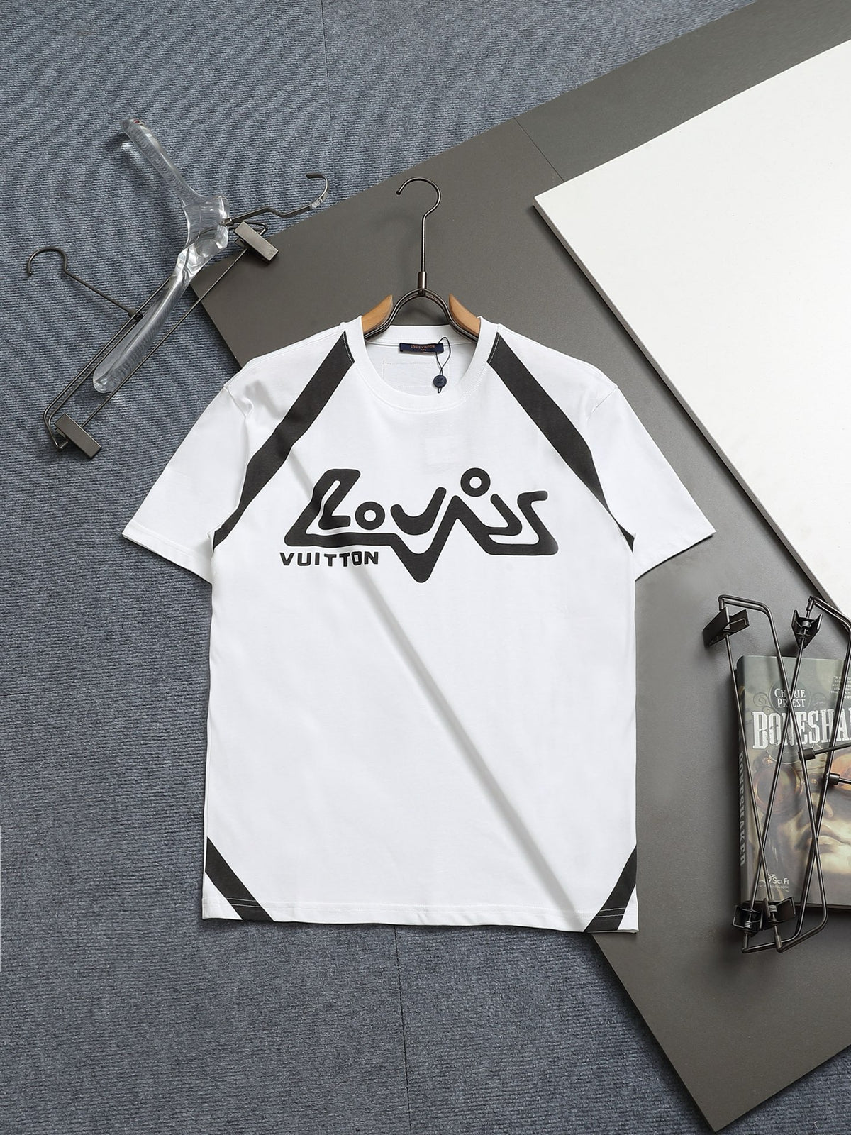 Alphabet Graffiti Splash Ink T shirt-2032