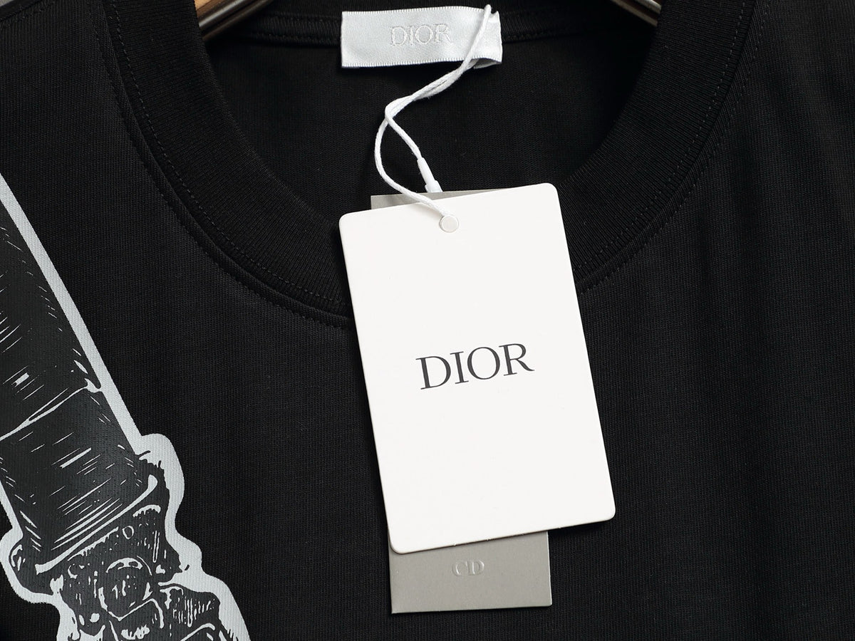 Alphabet Graffiti Splash Ink T shirt-2034