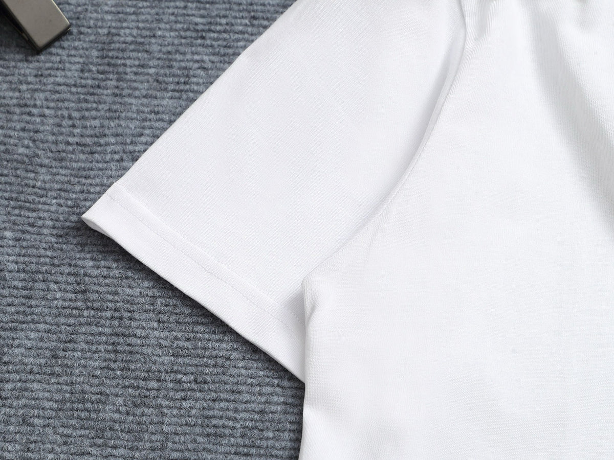 Alphabet Graffiti Splash Ink T shirt-2034