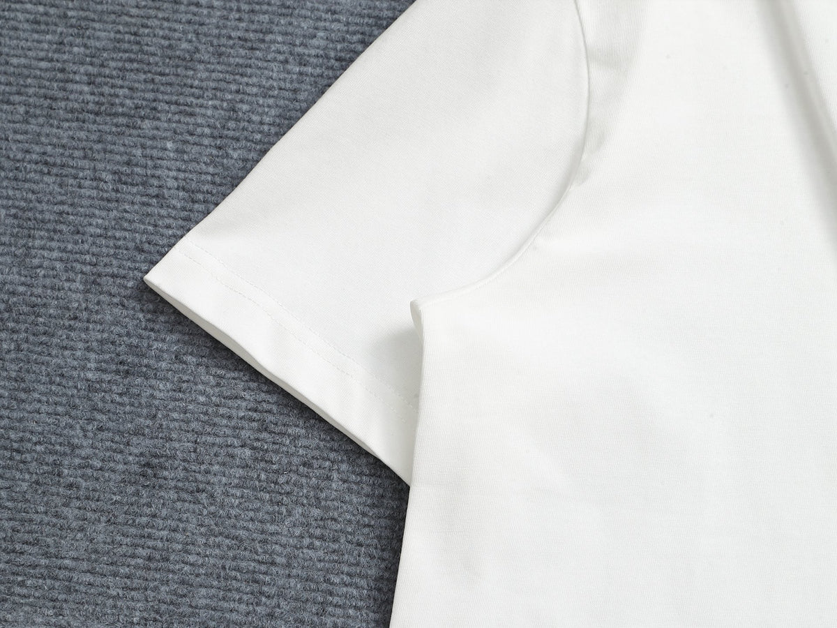 Alphabet Graffiti Splash Ink T shirt-2038