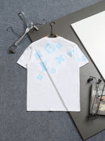 Alphabet Graffiti Splash Ink T shirt-2039