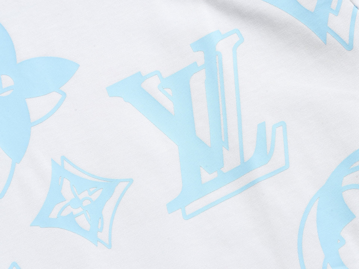 Alphabet Graffiti Splash Ink T shirt-2039