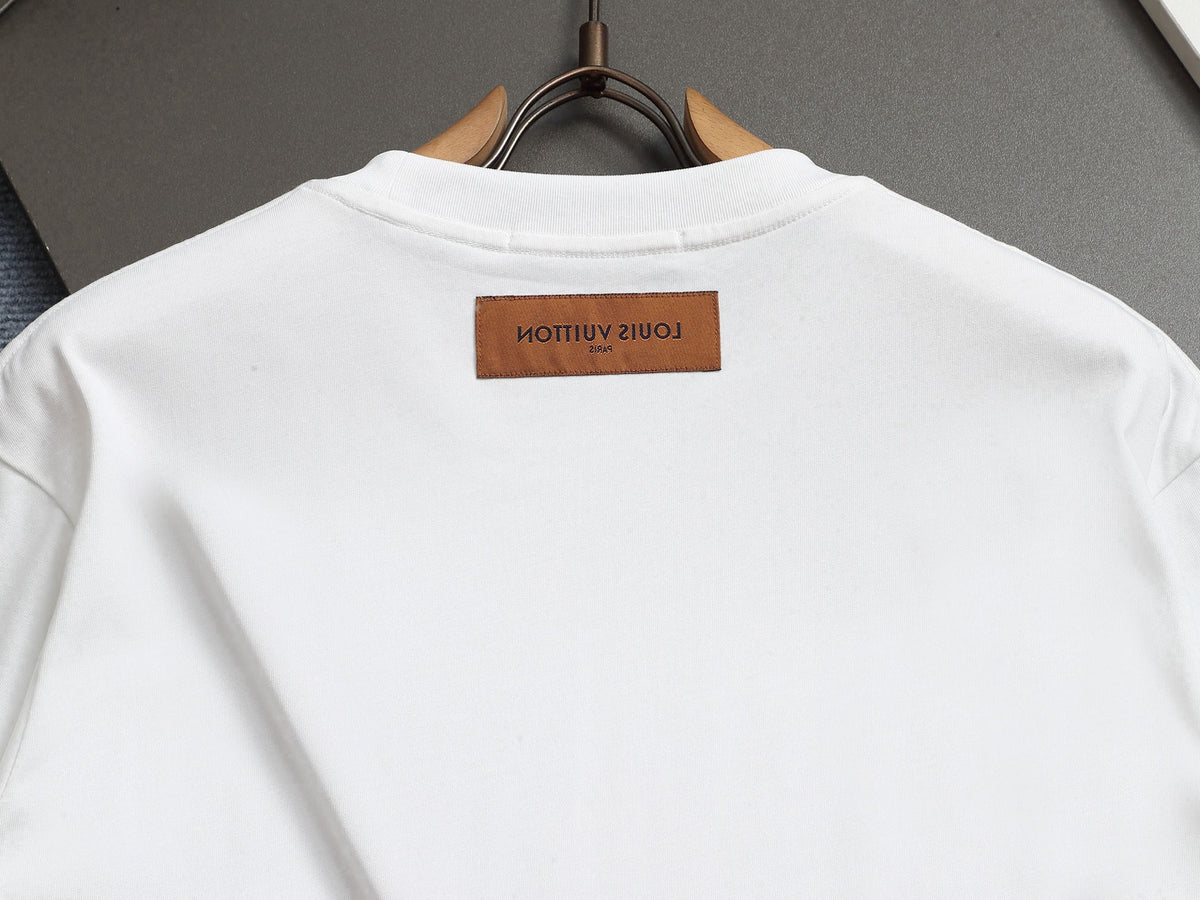 Alphabet Graffiti Splash Ink T shirt-2045