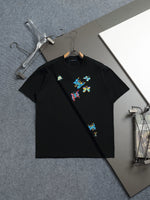 Alphabet Graffiti Splash Ink T shirt-2047