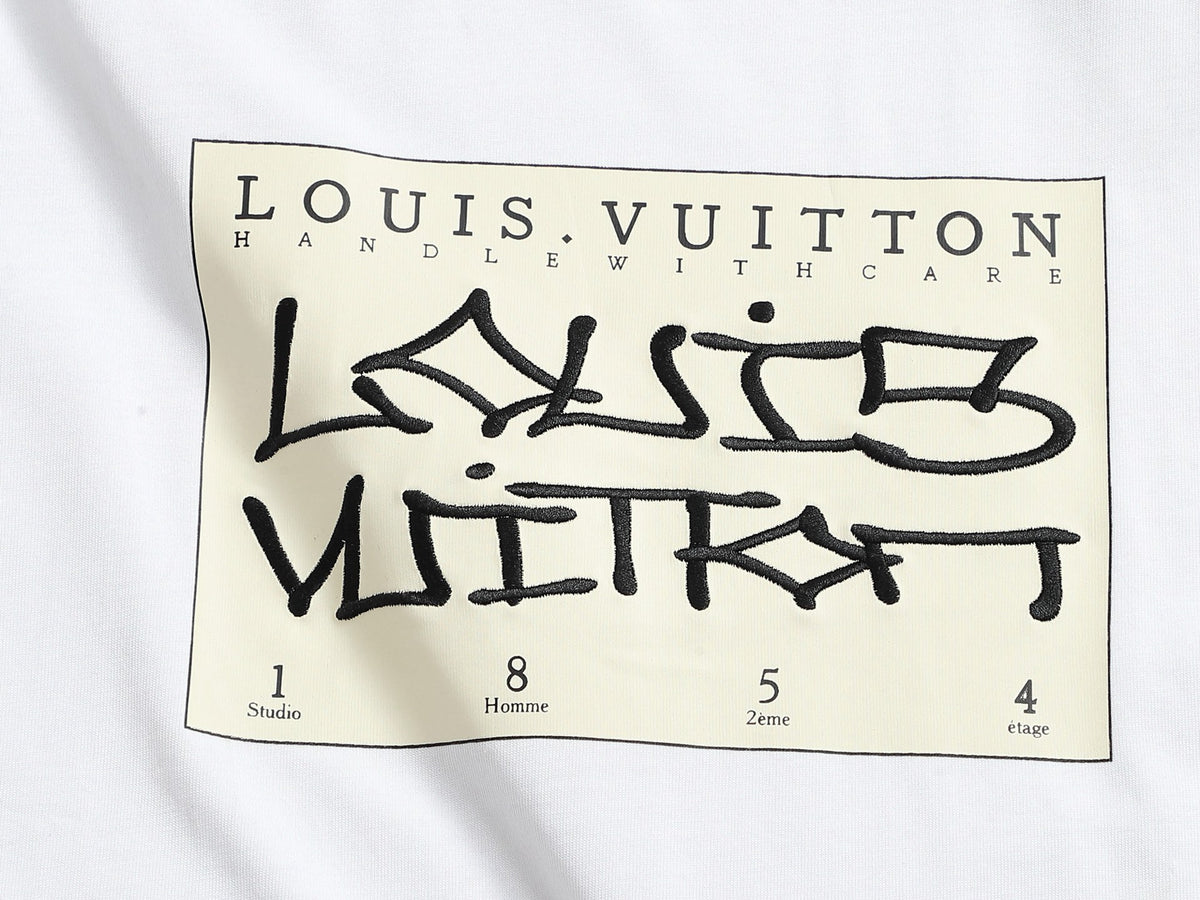 Alphabet Graffiti Splash Ink T shirt-2046