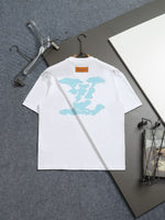 Alphabet Graffiti Splash Ink T shirt-2049