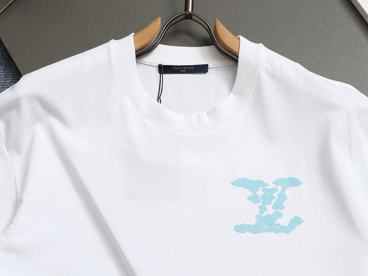 Alphabet Graffiti Splash Ink T shirt-2049